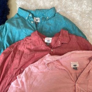 XXL collared button down long sleeve shirts BUNDLE